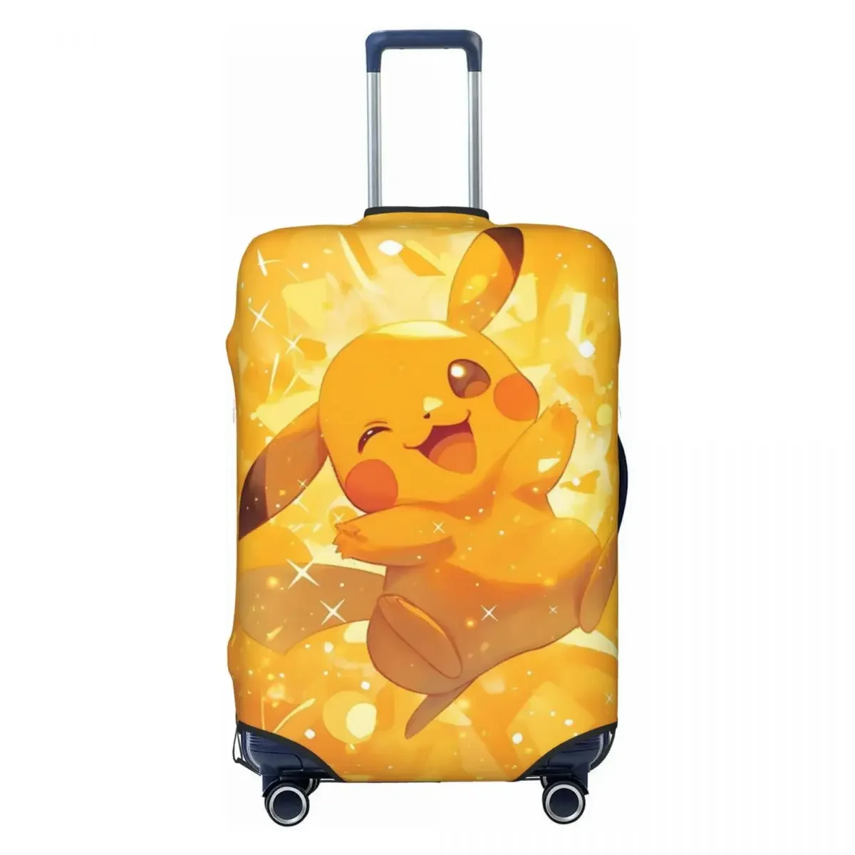 

Моющийся чехол для багажа с защитой от царапин, с принтом P-Pikachizer, подходит для чемоданов 18-32 дюймов, эластичный, прочный, пылезащитный, для путешествий на открытом воздухе
