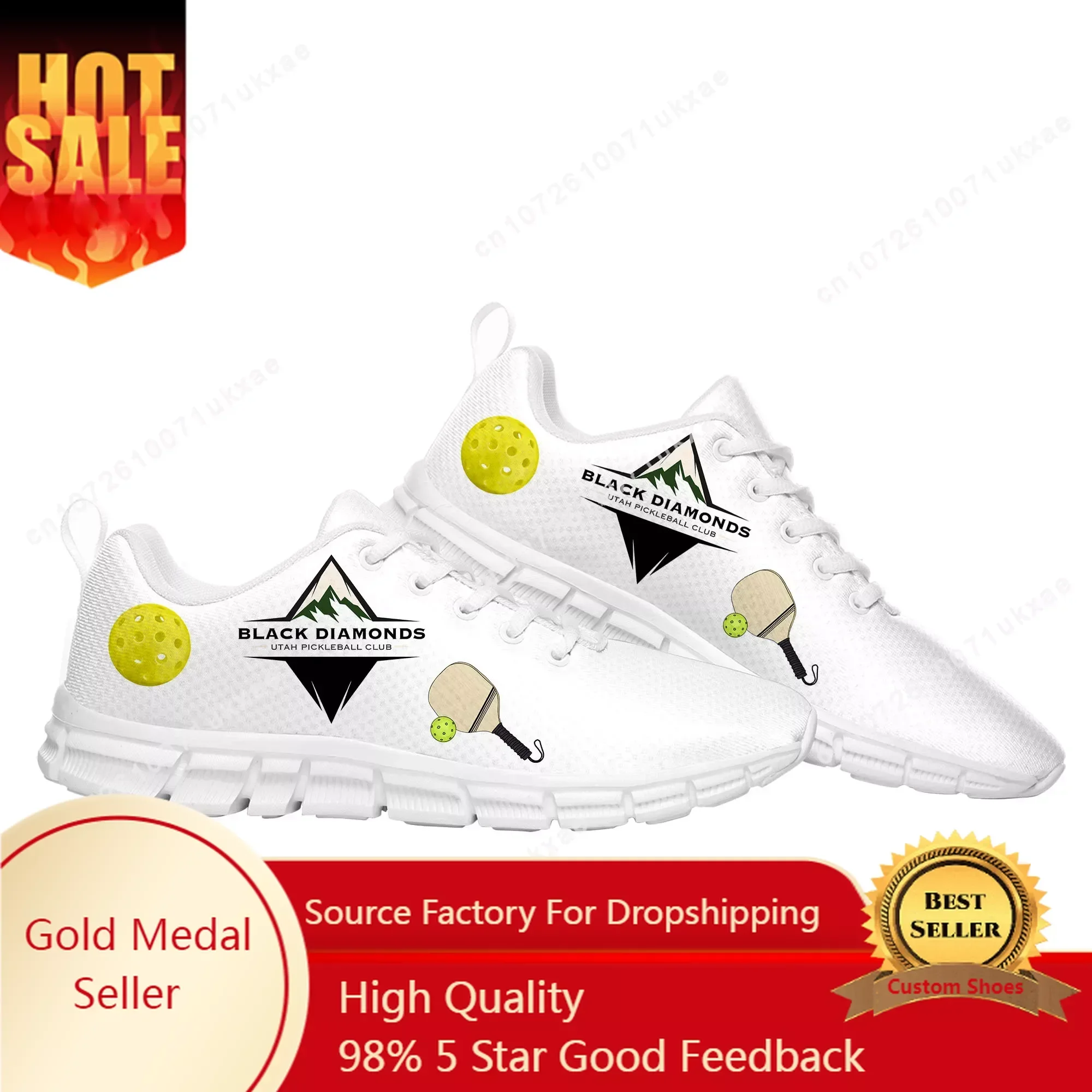 UTAH BLACK DIAMONDS pickleball Sports Shoes Mens Womens Teenager Kids Children Sneakers High Quality Parent Child Sneaker DIY