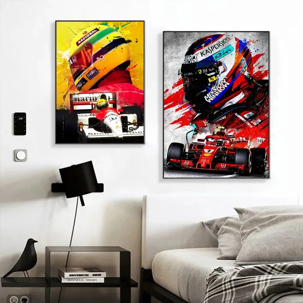 F1 Formula One Race Wall Art Poster Max Verstappen Mural Modern Home Decor Picture Print Canvas Painting Living Room Decoration