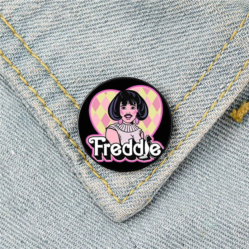 Freddie Mercury Superstar Pin Custom Funny Brooches Shirt Lapel Bag Cute Badge Cartoon Cute Jewelry Gift for Lover Girl Friends