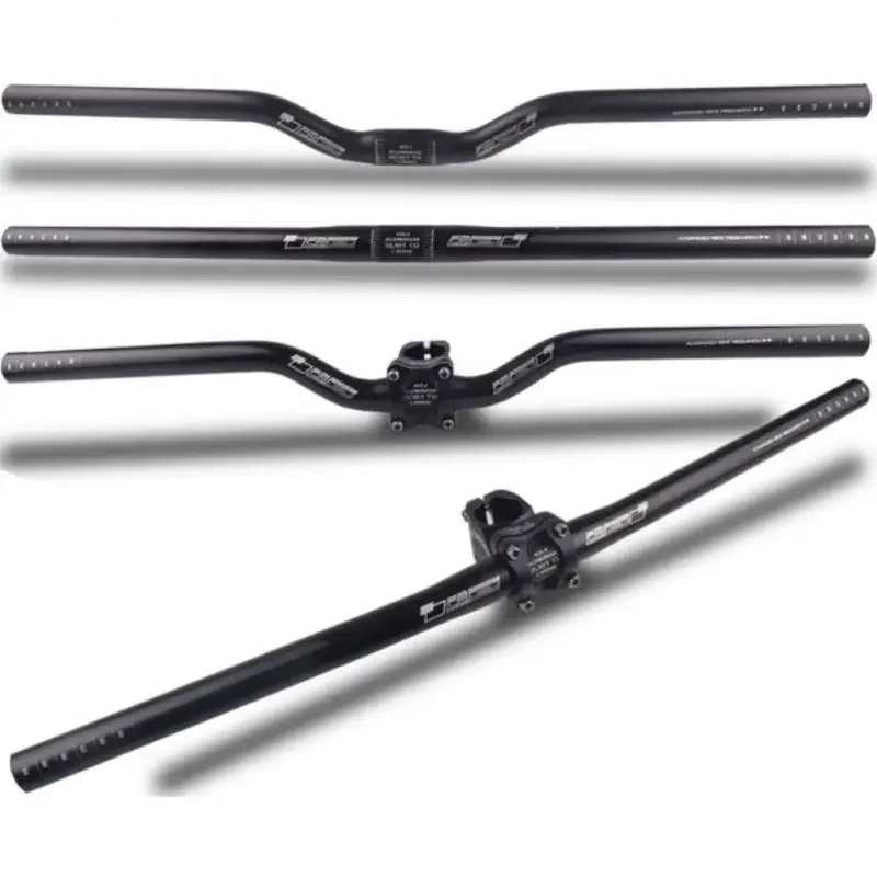 Mountain Bike Handlebar 25.4mm Bicycle Riser Bar 600mm Aluminum Alloy MTB Handlebar Cycling Parts