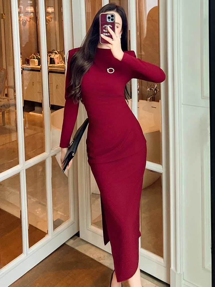 Elegant Fashion Women's Long Dress in Red Wine Bodycon: Real-World Fit, Style, and Performance Review Elegant Fashion Women's Long Dress in Red Wine Bodycon: Real-World Fit, Style, and Performance Review