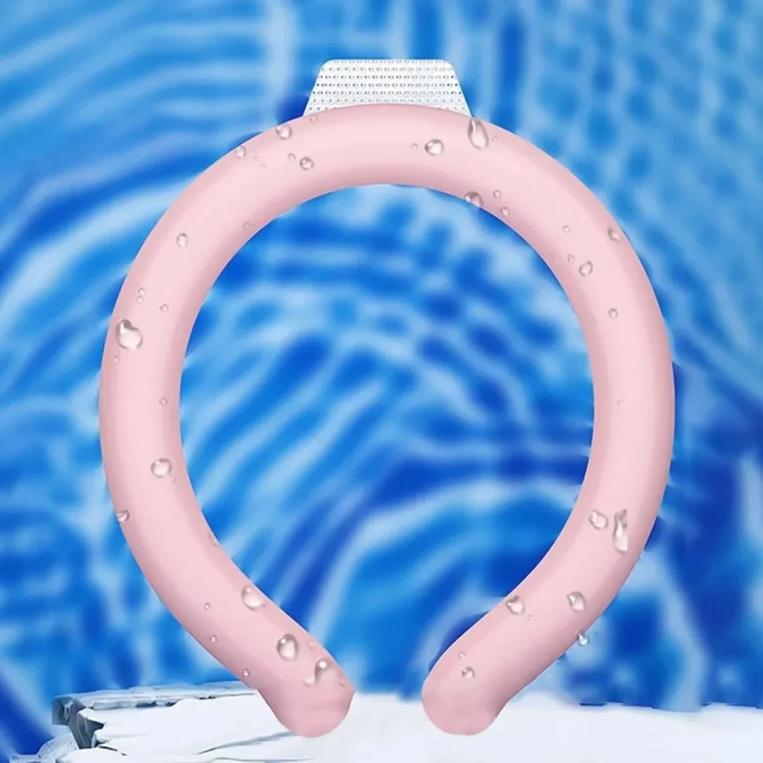 Summer Neck Cooling Cube Neck Cooling Ring Neckband for Indoor Outdoor Sports Leisure Activity Neckband Massage Relaxation Tools