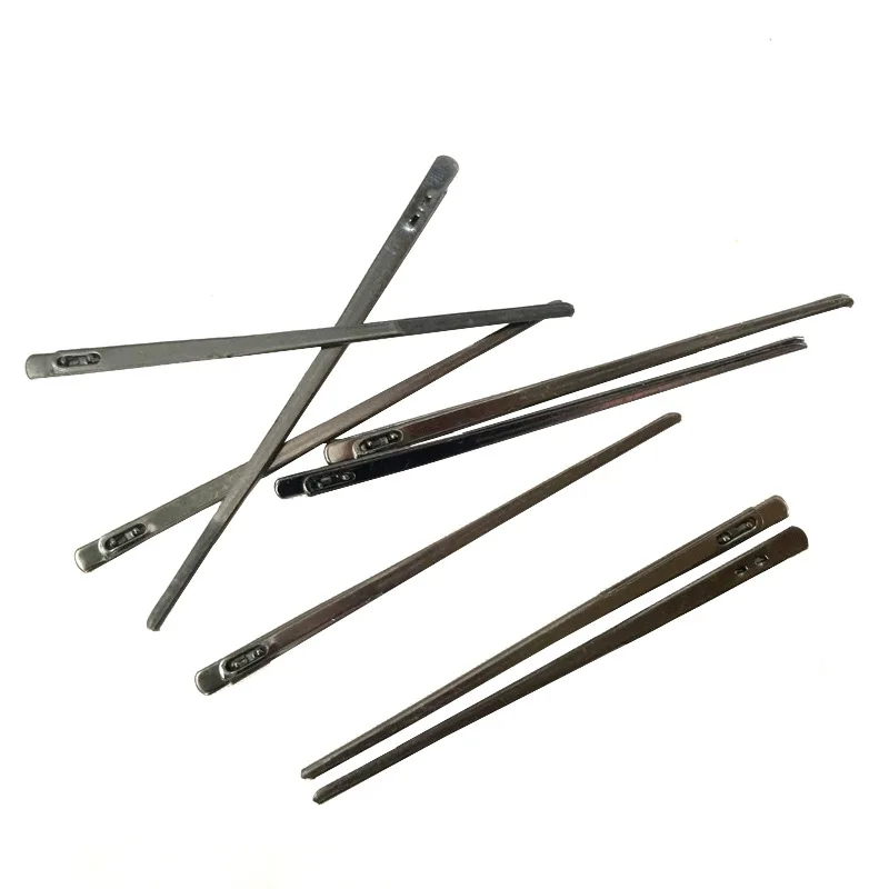 56/58mm Steel Double Hole Leather Rope Lace Needles DIY Leather Sewing Craft Tool Leather Kit Tools Hand Sewing Needles Supplies
