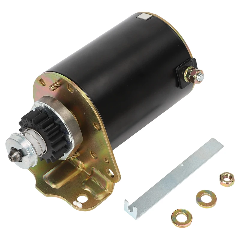 New Starter Compatible with Briggs and Stratton,12V Motorcycle Starter Motor Electric Starter For John Deere,Cub Cadet 499521