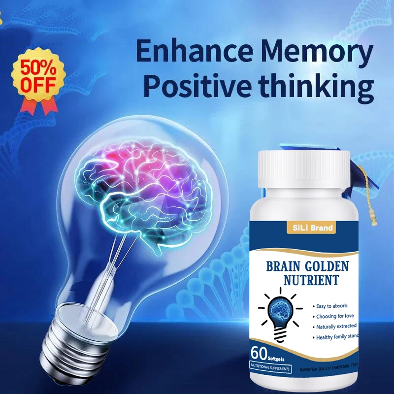 

Brain Supplement - Nootropic Brain Booster for Focus, Clarity, Improved Memory & Mood -Support for Concentration & Brain Fog