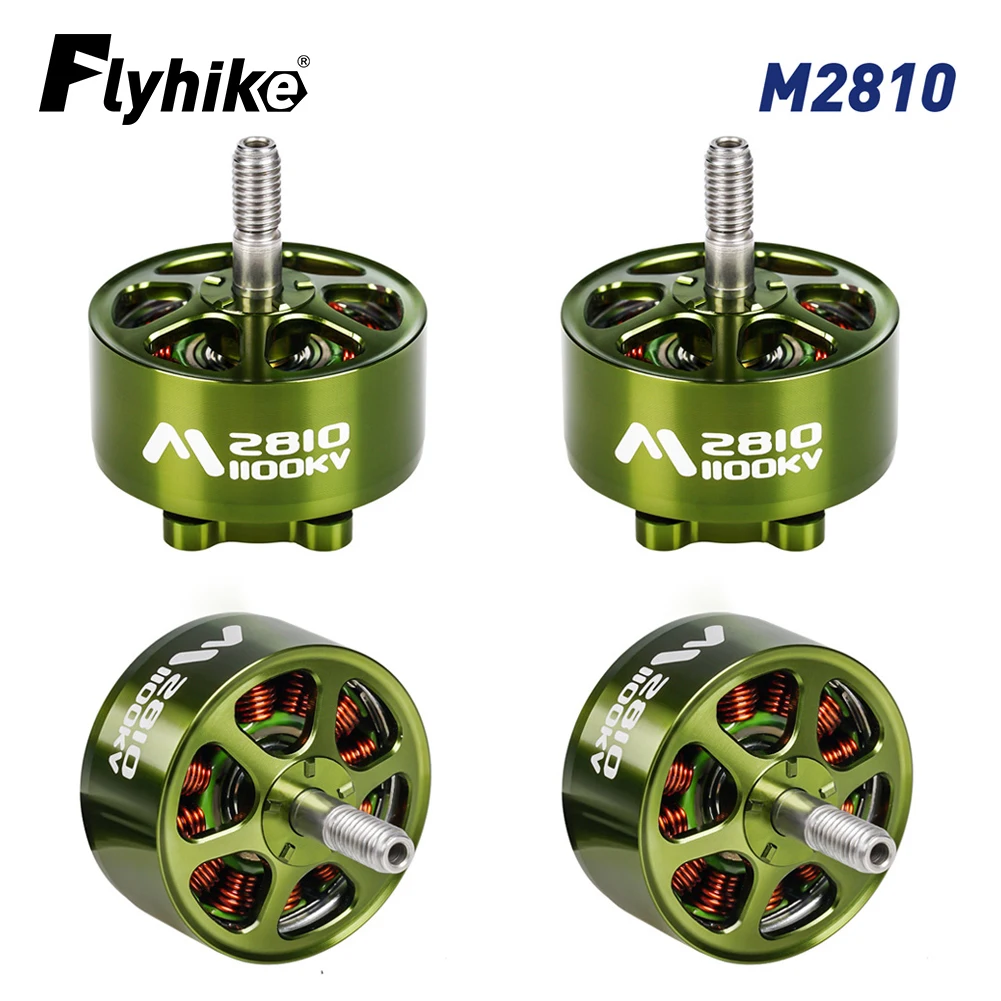 

4pcs FLASHHOBBY Mars M2810 Brushless Motor 1100KV 3-6S LiPo for FPV Freestyle Long Range DIY Parts