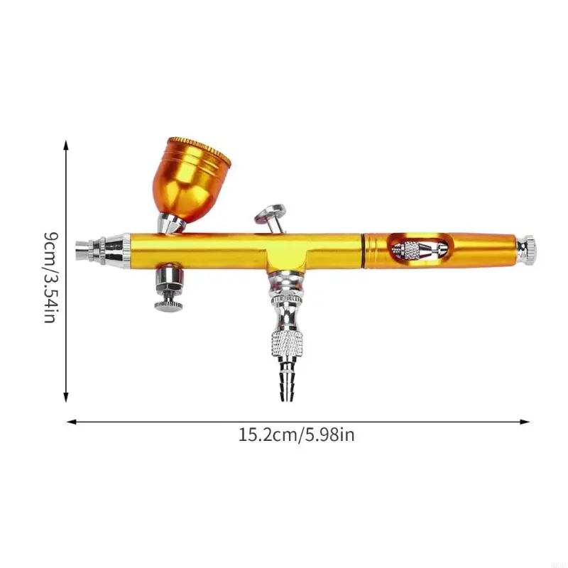 0.2mm 0.3mm 0.5mmノズル多機能ハンドヘルドHX6cでエアブラシセットダブルアクション