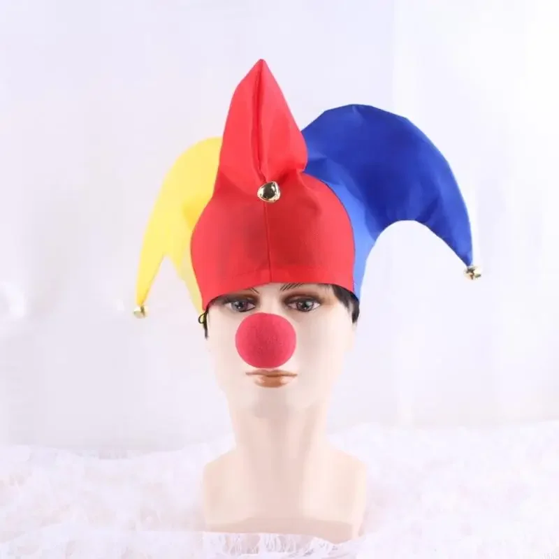 Mardi Gras Costume Accessories Foam Clown Nose Courts Hat Halloween Masquerades Cosplay Costume Assecories