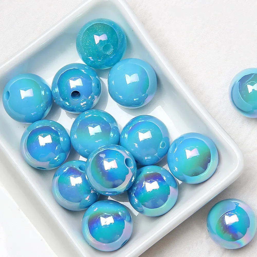 10 шт., разноцветные бусины для браслета