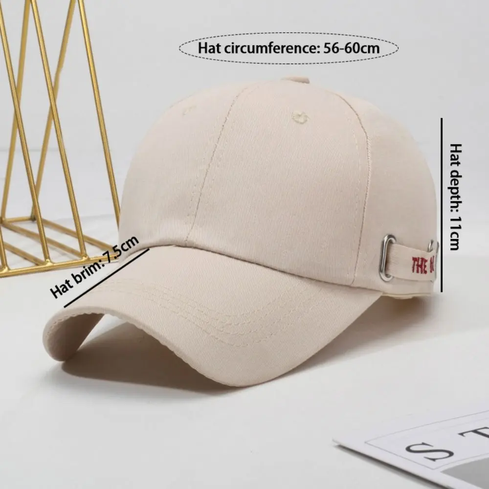 Новая весенне-летняя бейсболка, однотонная солнцезащитная кепка с вышивкой букв, мягкая хлопковая дышащая шляпа с утиным языком