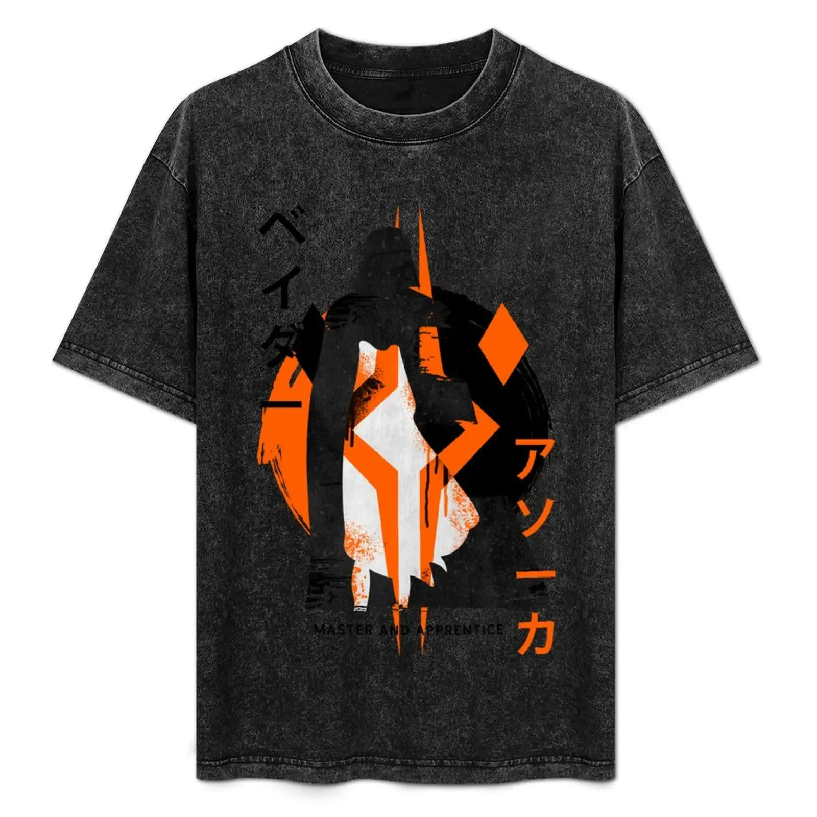 Master & Apprentice (Ahsoka+Vader) T-Shirt plain anime figures sweat black t-shirts for men