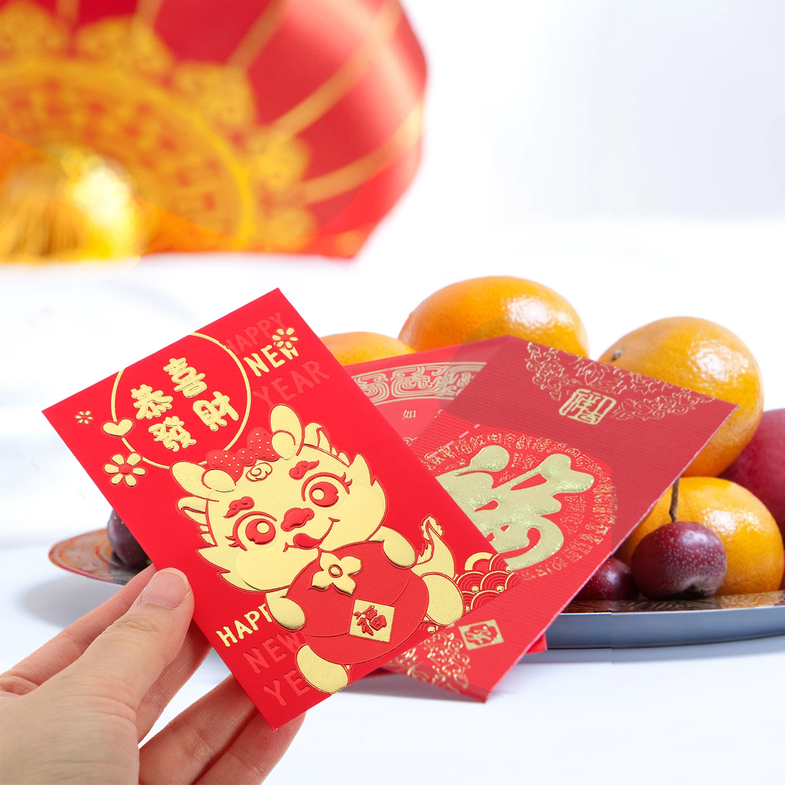 

30 Pcs Red Envelope Lucky Decorative Packets Envelopes New Year Gift Chinese Small Bag