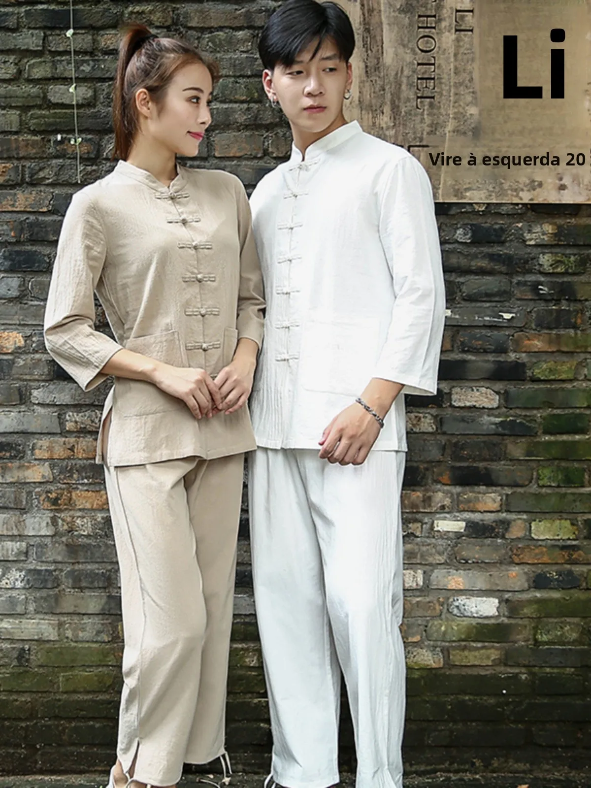 loose-cotton-linen-tea-ceremony-clothes-set-for-men-and-women-with-button-decorated-nine-quarter-sleeve-yoga-tai-chi-suit