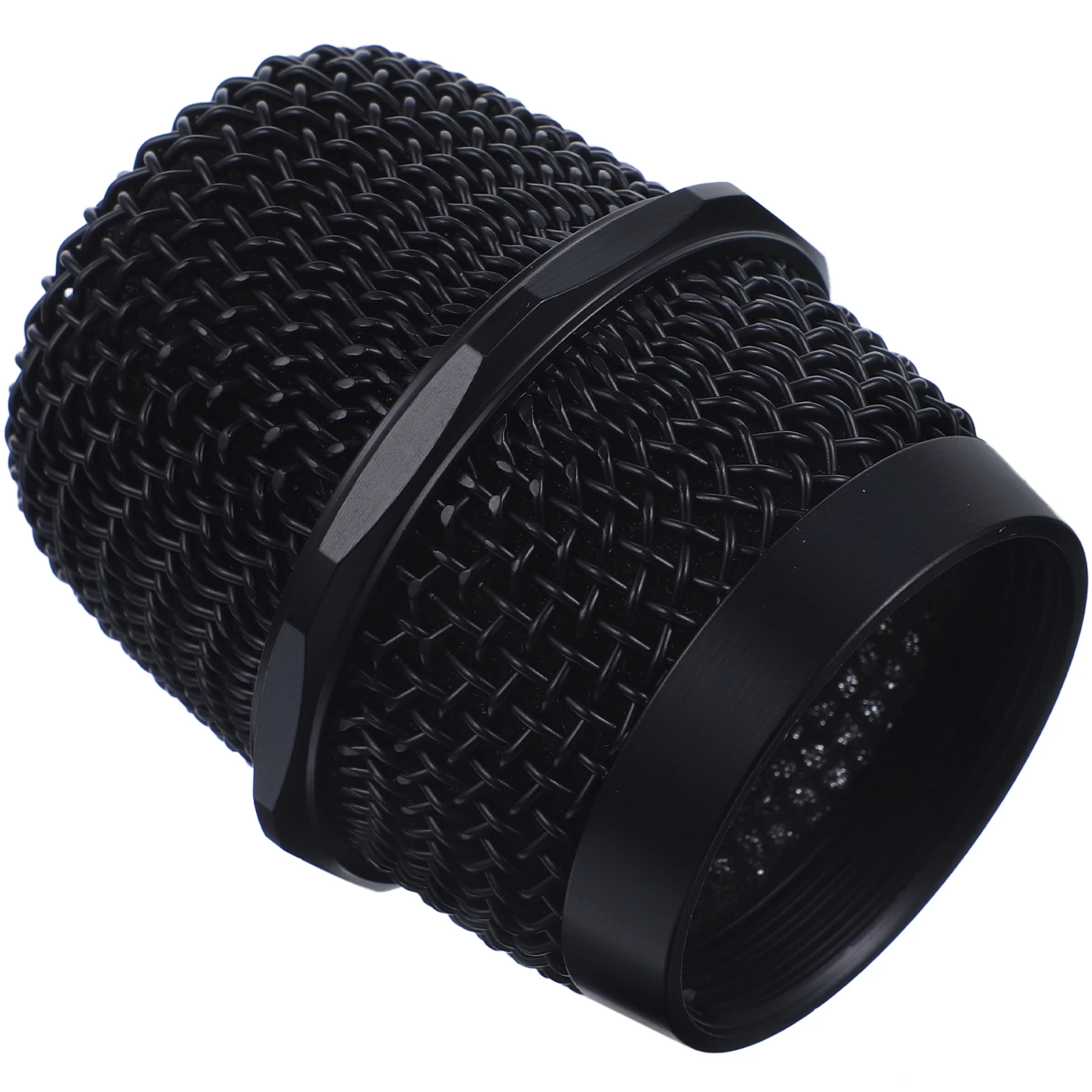 

Microphones Accessories Black Mesh Cover Replacement Head Durable Metal Grille Fits Most Mics Long Lasting Rust