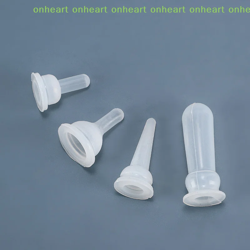 [C]10 Pcs Universal Pet Feeding Nipple Mini Cat Silicone Feeding Pacifier for newborn Kittens Puppies Rabbits Small Animals