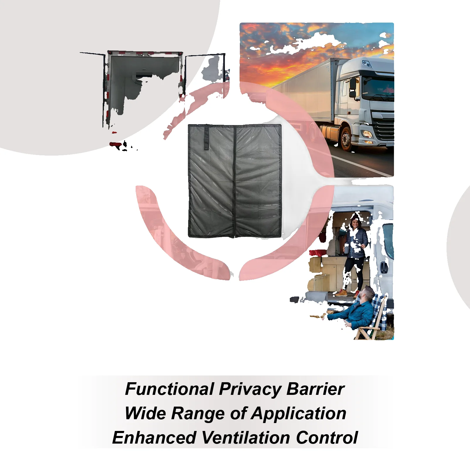 

Магнитная сменная сетка для дверного экрана фургона, защитная дверная сетка для экрана конфиденциальности, для кемпинга, приключений на открытом воздухе, дорожного путешествия, длинная