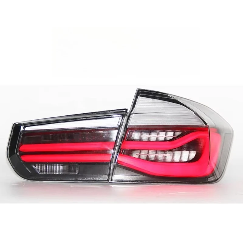 Car Taillight With Sequential Turn Signal High Low Lamp Accessories For 3 Series F30 F35 F80 MP LED Tail Light Red/Smoked
