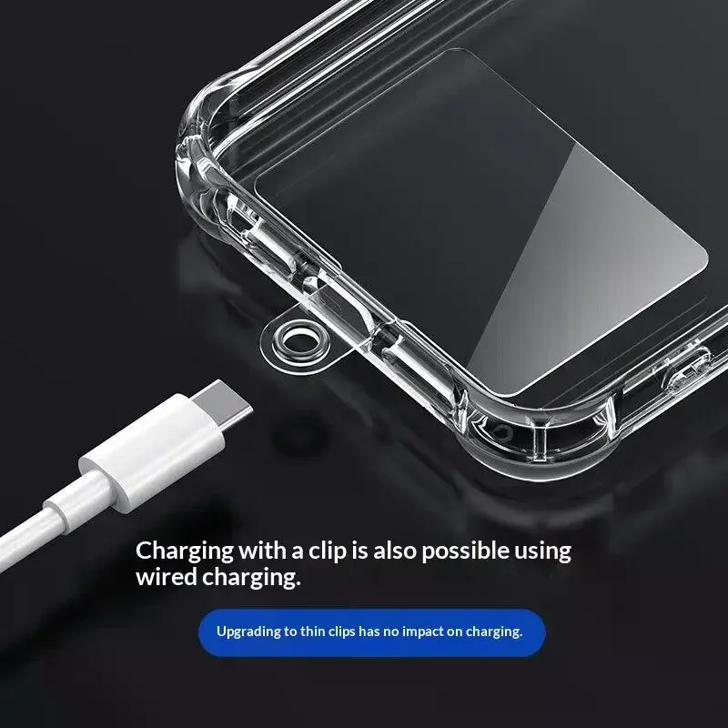 5/10Pcs Mobile Phone Anti-lost Lanyard Card Gasket Universal Transparent Clip Detachable Phone Hanging Cord Strap Tether Pad