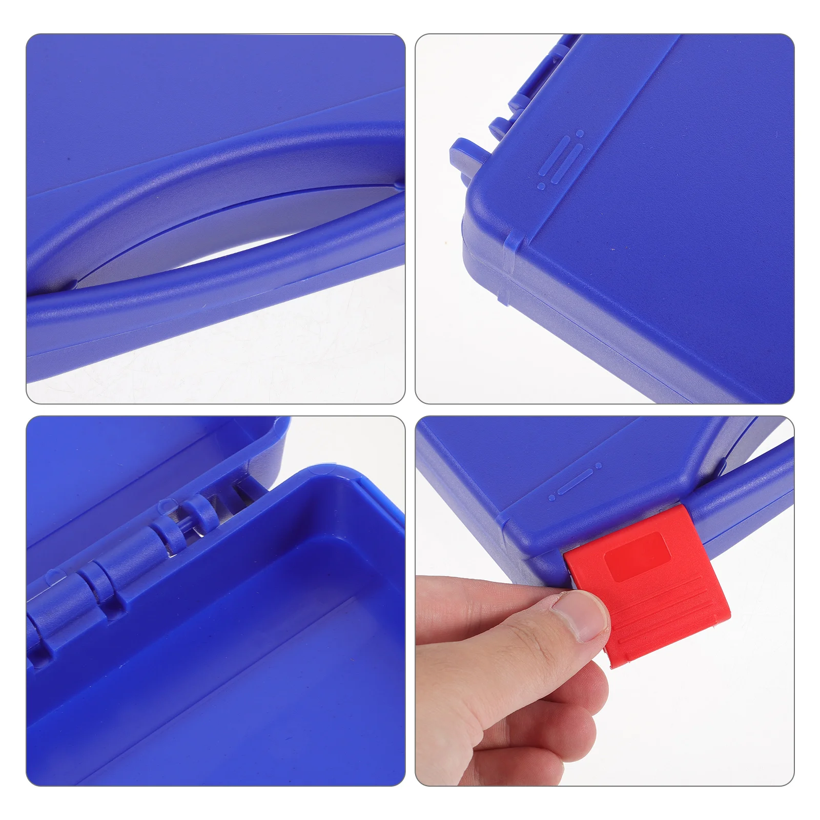 낙하 방지 소형 플라스틱 케이스, 휴대용 도구 보관함, 전문 헤비 듀티 도구 상자