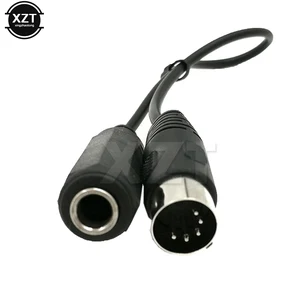 MIDI 5-Pin Din Pria ke Monoprice 6.35 mm (1/4 Inci) Kabel Ekstensi Audio Stereo TRS Wanita untuk keyboard MIDI 30cm 10 monoprice penjualan terbaik - №