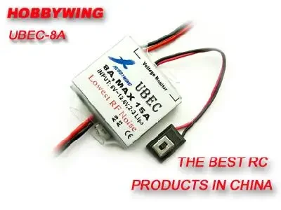 Original Hobbywing 3A 8A 10A -car 25A 5V 6V 7.4V 8.4V BEC UBEC HV 3-18S Module External Switching RC Model Receiver Power Supply