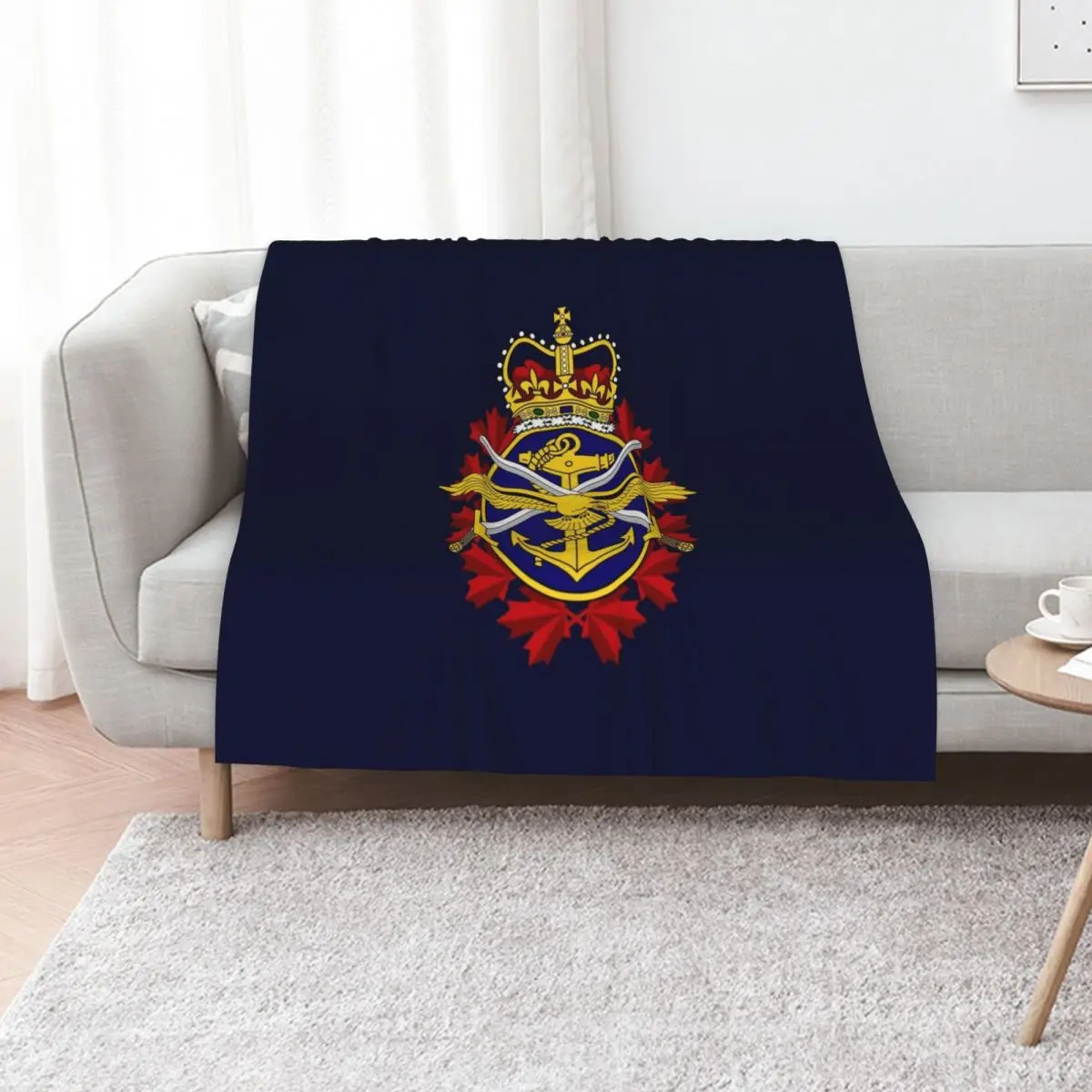 The Canadian Forces, Canadian Army Throw Blanket Decorative Throw Baby Plush Soft Big Beach Luxury Blankets