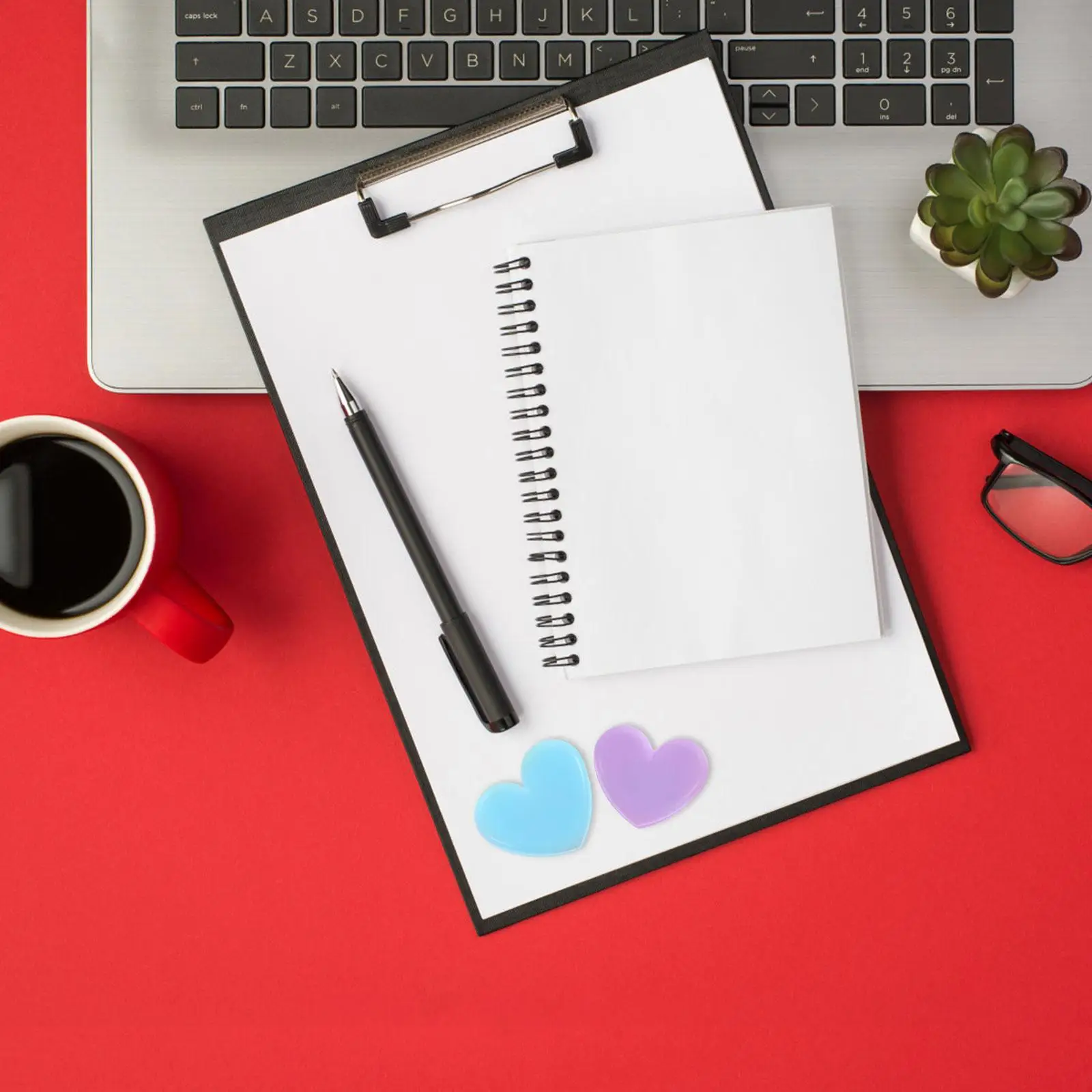 Clip pour bloc d'agenda, Clips pour fichiers de bureau, pour le rangement des enseignants, dossiers en forme d'amour