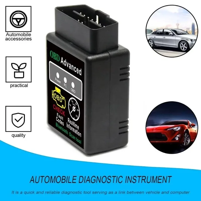 

BIF для автомобиля OBD2 сканер Elm327 V1.5 считыватель кодов OBDII диагностический инструмент для Android IOS Wi диагностический сканер Bluetooth-совместимый