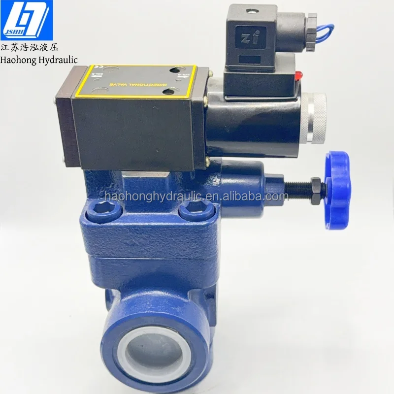 YFBH-L32H1/2/3/4 Hydraulic Solenoid Controlled Piloted Operated Relief Valve Pressure Control Valve 0-31.5MPA