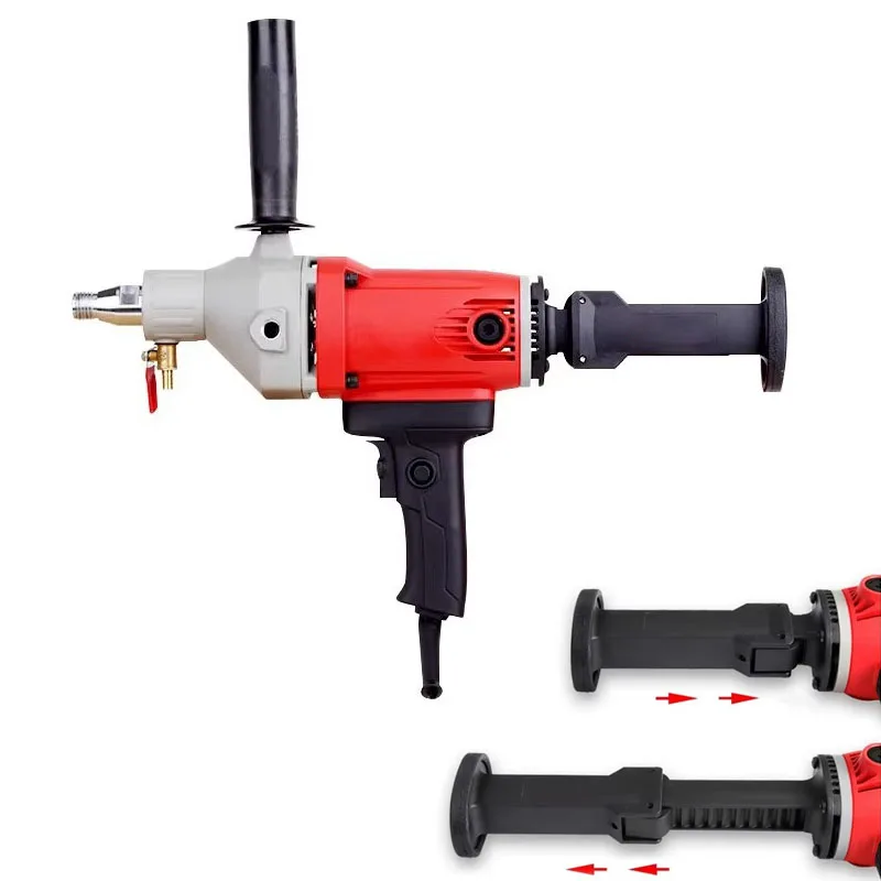 Handheld Drilling Machine High -power Air -conditioning Mixed Soil Rhinestone 1400W Mixer Engineering Diamond Dual use