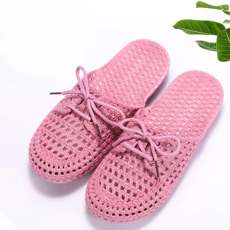 GIOIO Summer anti slip sandals, women's bag top, hollow hole shoes, women's slippers for indoor and outdoor wear at home