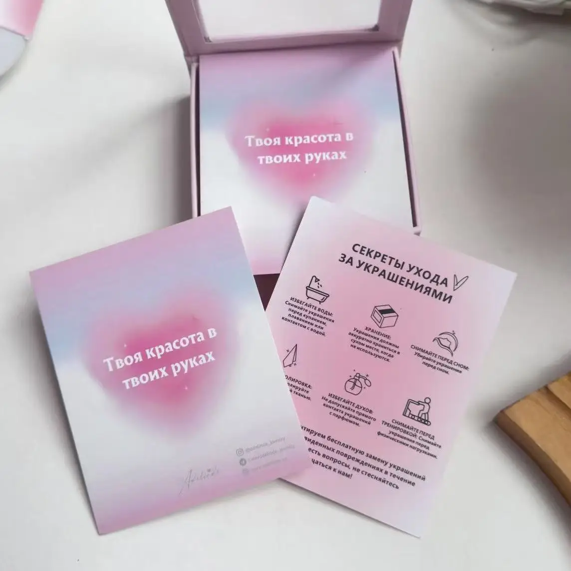 Custom Business Thank You Cards Paper Gift Packing Card Holiday Party Innivation Color Card with Your Logo and Design