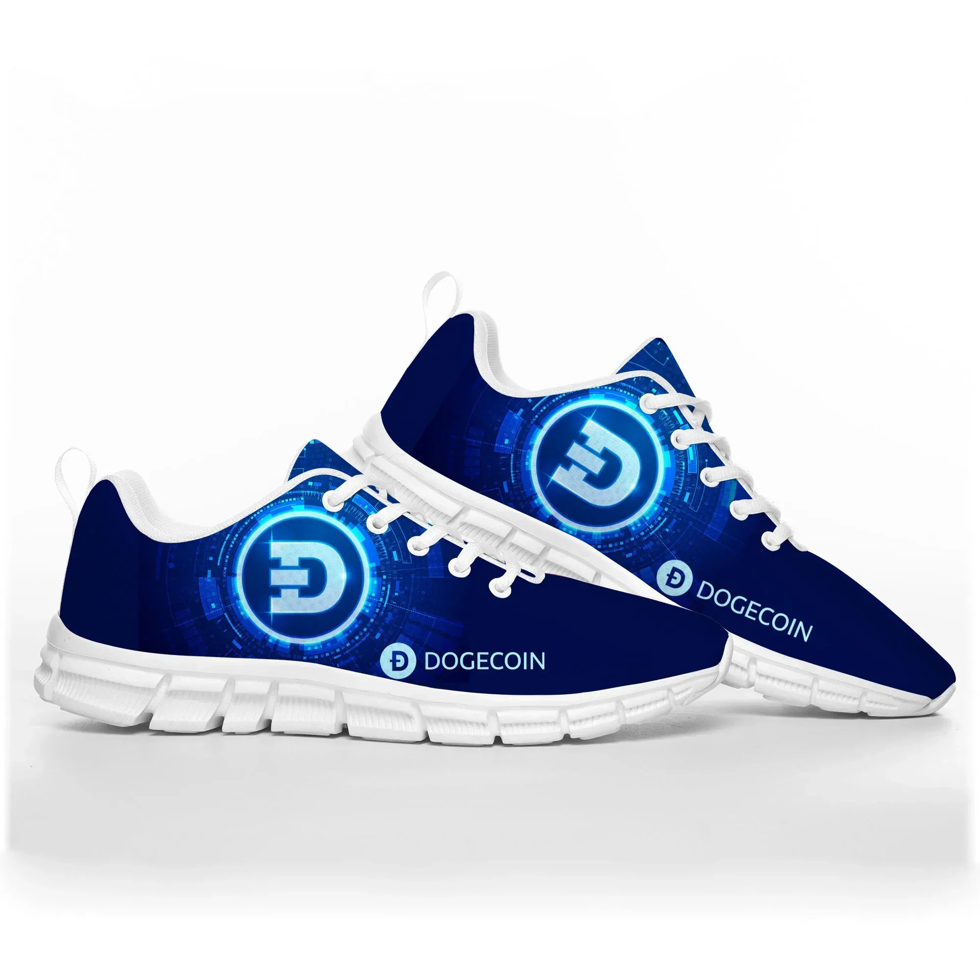 Dogecoin Crypto Currency Dog Coin Sports Shoes Mens Womens Comfortable Sneakers Custom High Quality Couple Shoe