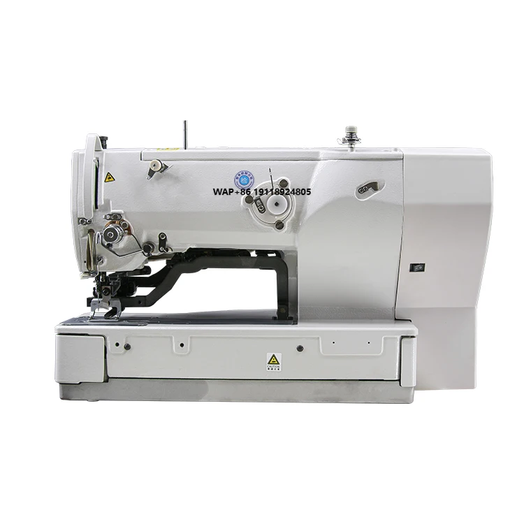 Mechatronics High-speed Lockstitch Straight Buttonholing Industrial Sewing Machine  With Core Motor Component