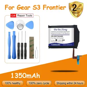 Bilashmart DaDaXiong Li Ion Lithium Rechargeable Watch Battery Samsung Gear S3 Frontier EB BR760ABE 1350mAh R760 SM R760 SM R770