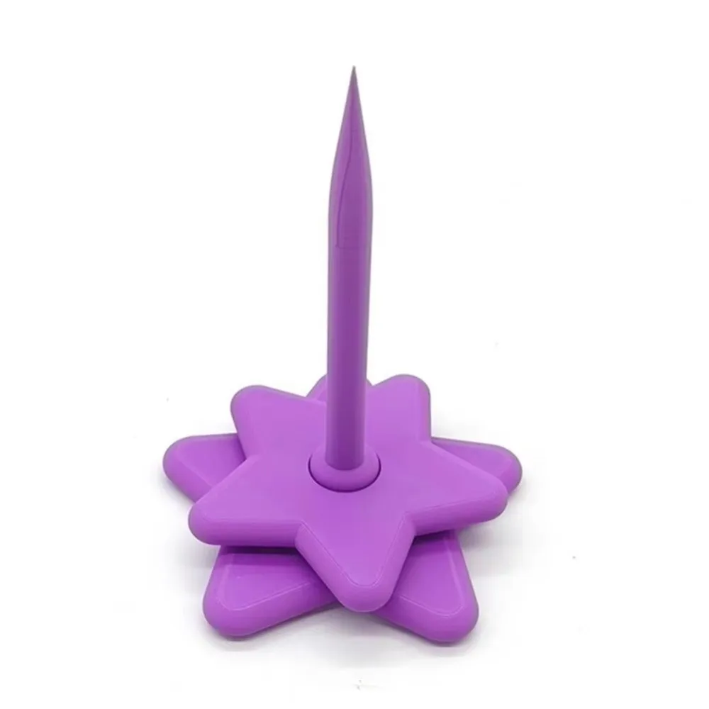 3D Printed Portable Wrist Yarn Holder Star Shaped Elevated Yarn Spinner Anti-slip Base Ball Dispenser Thread Spool Holder