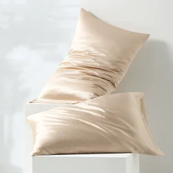 100% Natural Mulberry Silk Pillow Case Natural Silk Pillowcase Bedding Pillow Cover Envelope Closure