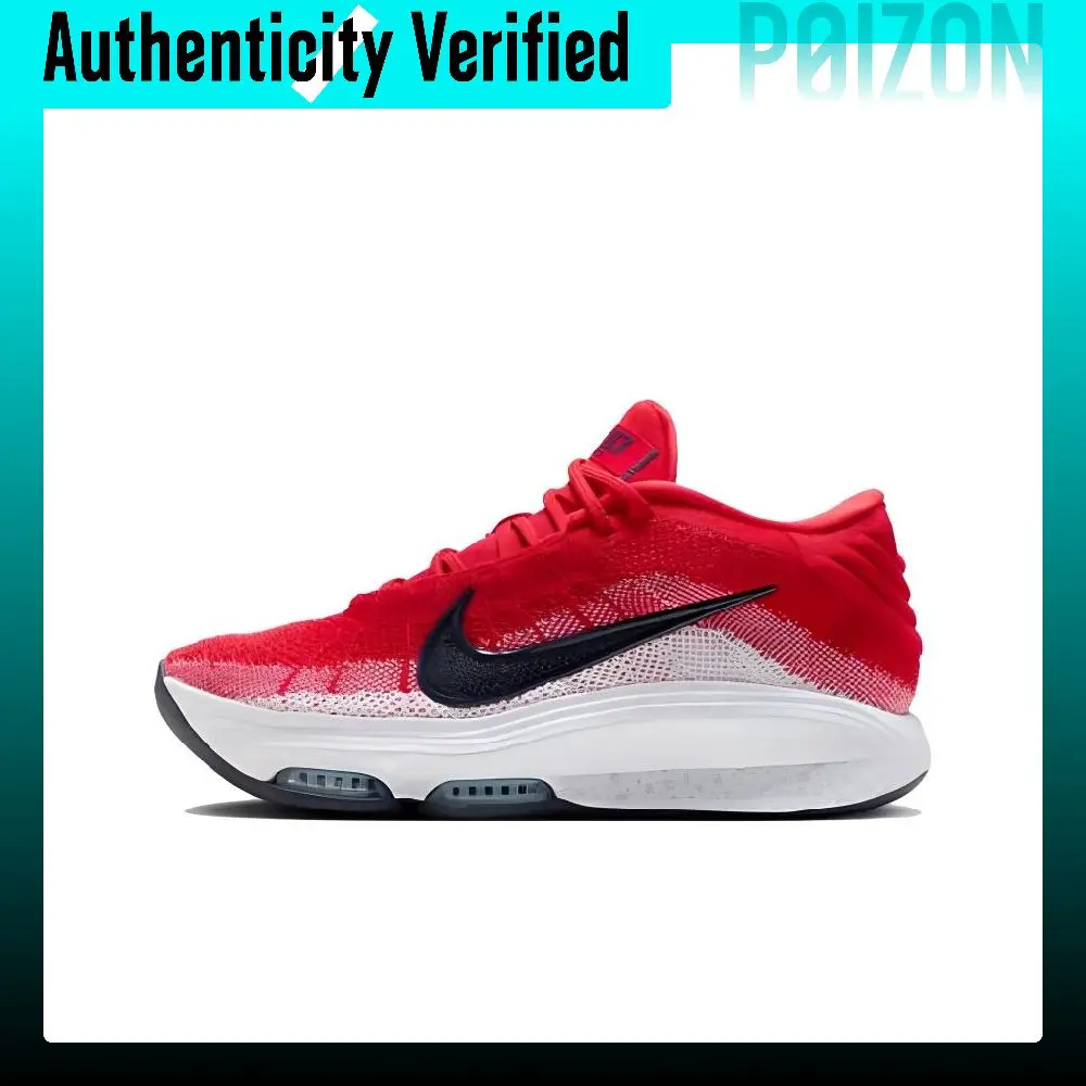 Nike GT Hustle 3 Comfortable Mid top Basketball Shoes Men's Red FV5952-600