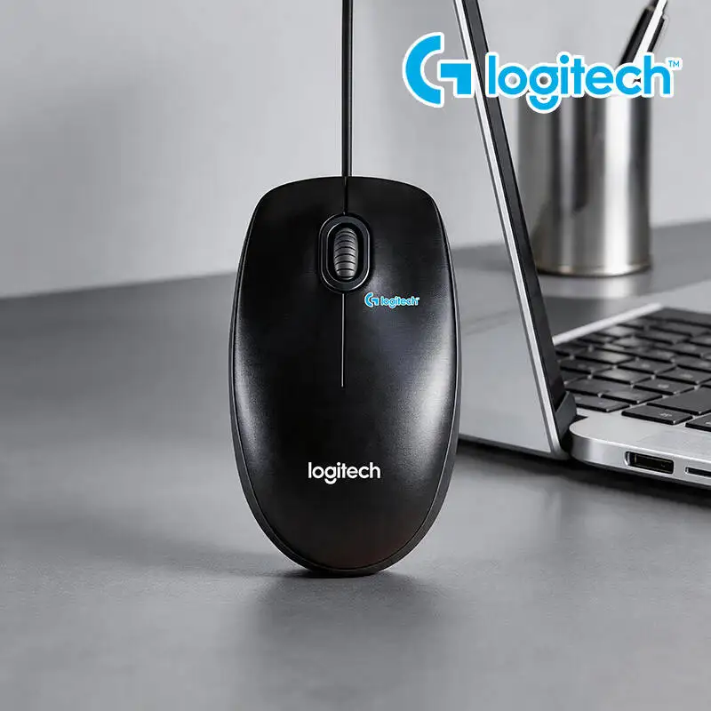 

Оптическая проводная мышь Logitech M100R с разрешением 1000DPI, USB, для левшей и правшей, для ПК, ноутбуков, домашнего офиса, удаленной работы