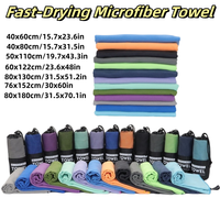 Camping Towels Super Absorbent Fast Drying Microfiber Travel Towel Quick Dry Ultra Soft Compact Gym Towel for Swimming Beach