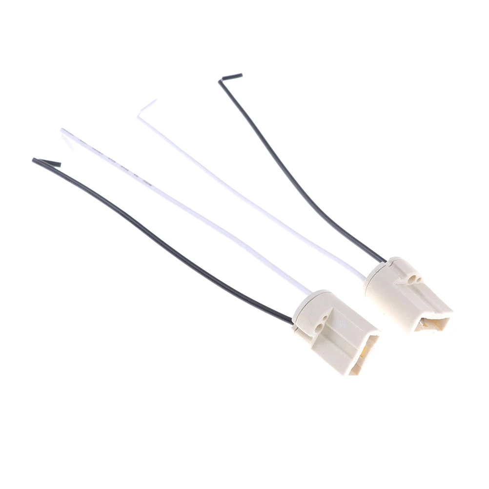 5 sztuk 5A LED żarówka halogenowa podstawa ceramiczna 110-220V uchwyt lampy G9 adapter gniazda konwerter kabel łączący