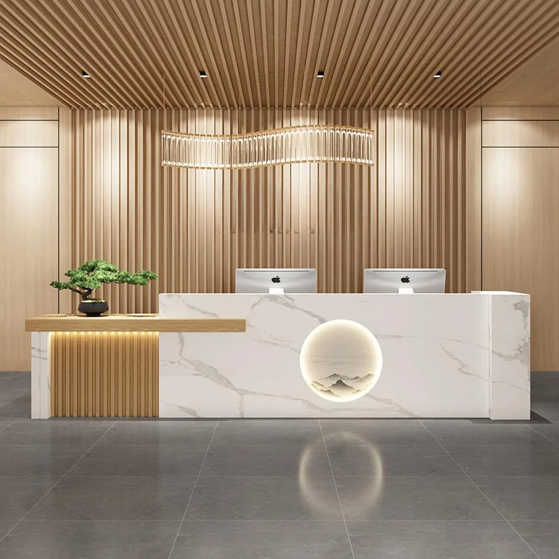 

Hairdresser Counter Party Reception Tables Cafe Professional Office Furniture Shop Stores Business Salon Desk Minimalist Bakery