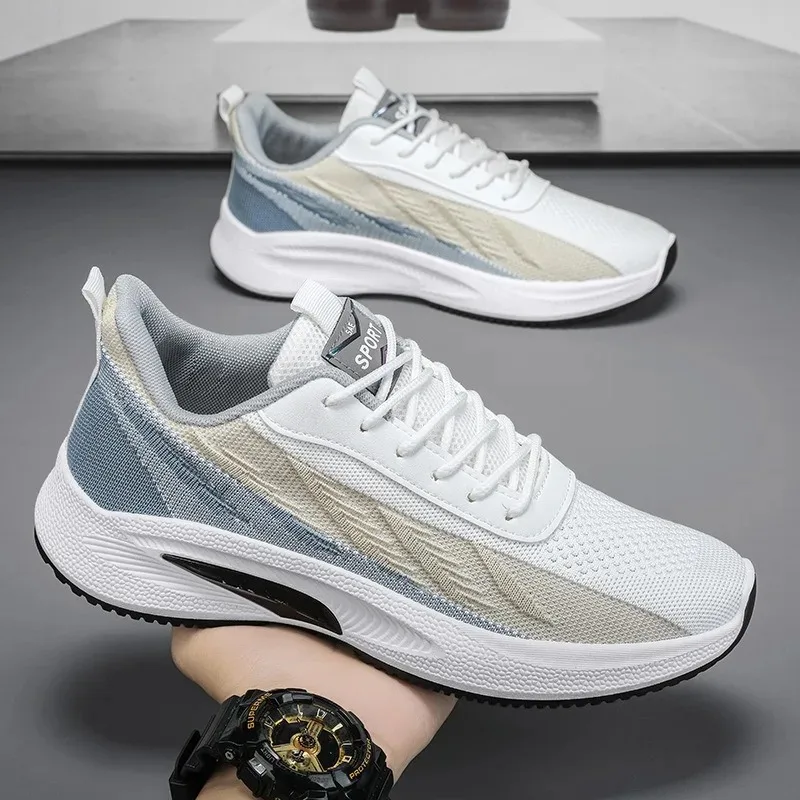 

Men‘s Sneakers Fashion Outdoor Casual Shoe Light Breathable Sport Running Shoes for Men Luxury Tennis Trainers Zapatillas Hombre