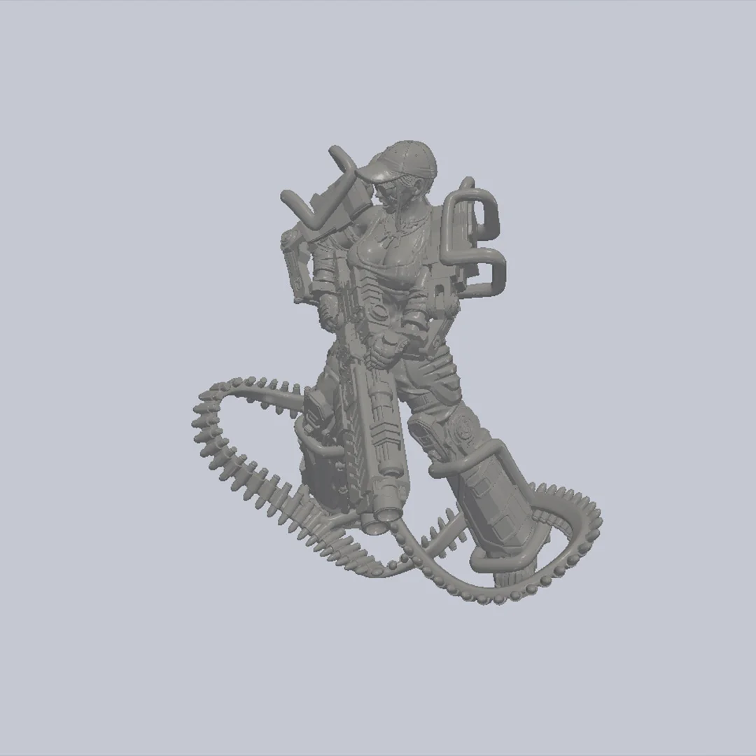 28mm, 32mm, 50mm Stampa 3D, assemblaggio modello in resina per 4 persone Mini soldato militare moderno GK Kit smontato e non verniciato, d119