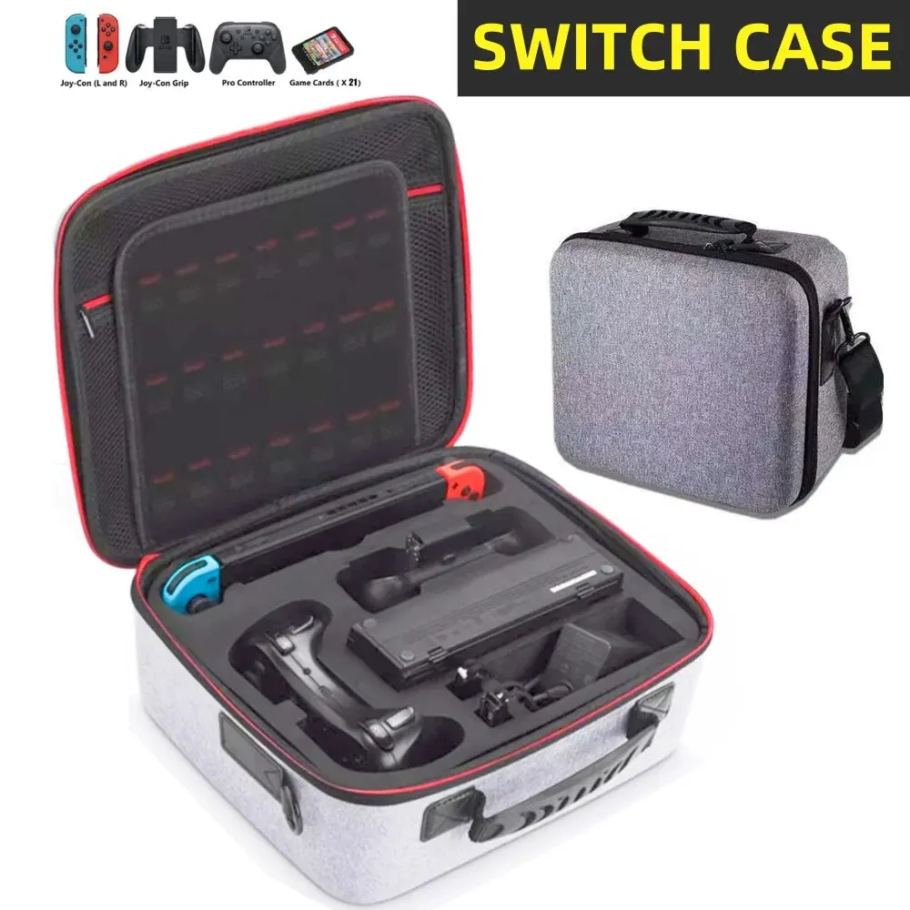 Nintendo Switch Storage Case Bag Card Slot Large Capacity Pouch OLED Game Accessories Carrying Bag Nitendo Portable Handbag