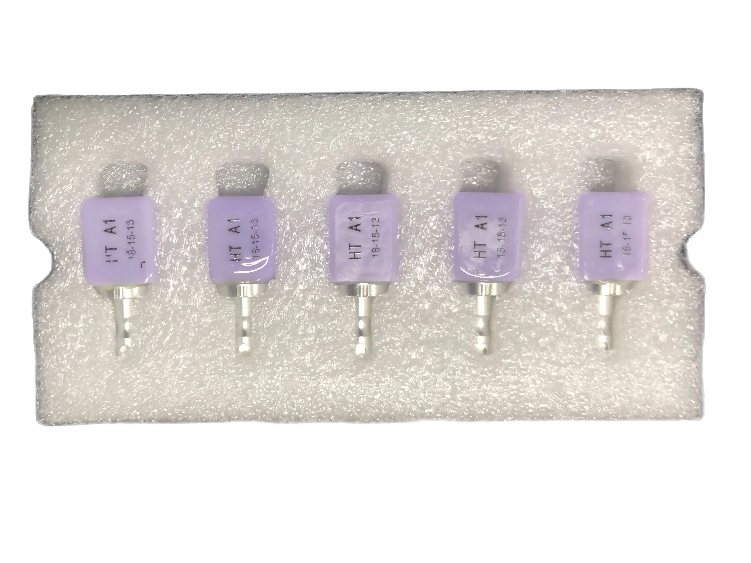 Dental Tool C14 HT Series Lithium Disilicates Glass Ceramics Blocks for Dental Crowns 5pcs/box