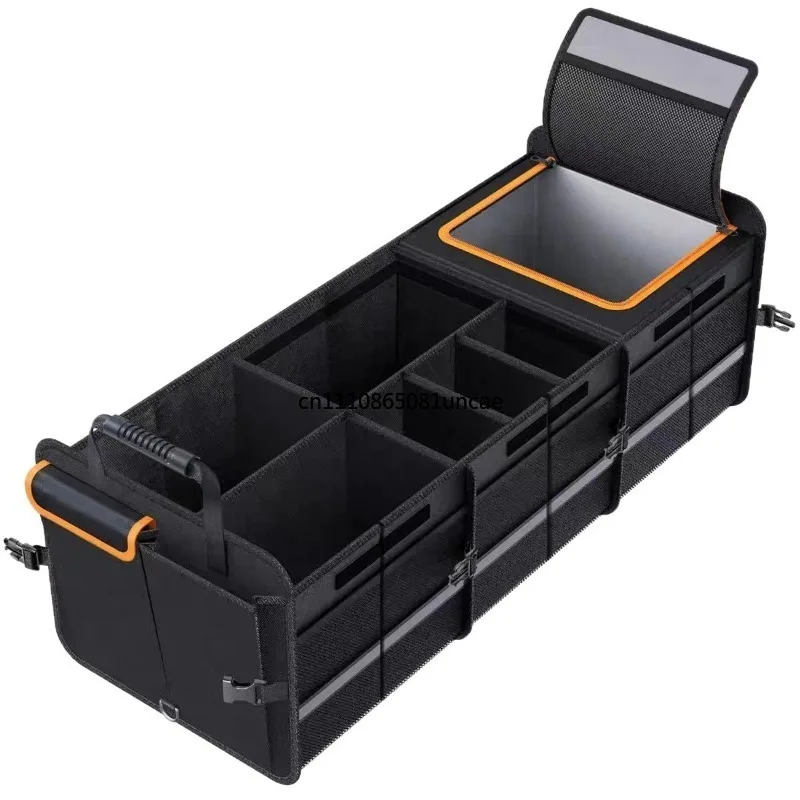 Car Trunk Storage Box Durable Large Capacity Tail Organizer Multifunctional Car Accessories Space Saving Practical Storage Tool
