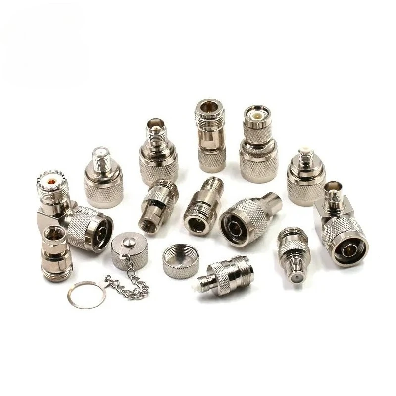 1pcs/lot N-type Adapter N to FME/TNC/F/UHF RF Coaxial Male/female Header British System Connector All Copper Green Product