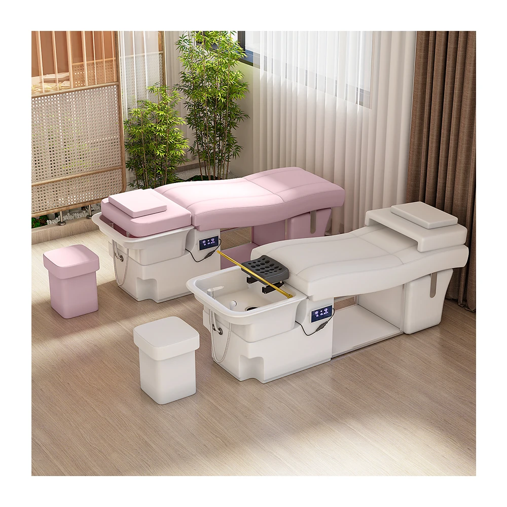 Simple Intelligent Water Circulation Shampoo Bed Beauty Ear Spa Massage Bed Barbershop Hair